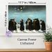 Nighttime Elderly Assembly Painting Poster, Soft-toned Nostalgic Figurative Poster, Starry Moonlit Outdoor Gathering Scene, Delivers Tranquil Cultural_maomaolike.com
