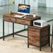 Computer Desk, Study Writing Table With Reversible Drawer Cabinet_maomaolike.com