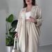 Women's Clothing Commuter Long Sleeve Two piece Suit Three dimensional Butterfly Decoration Thin Breathable_maomaolike.com