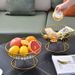 Creative Glass Fruit Tray, Living Room, Tea Table, Household Candy Tray, Snack Melon And Fruit Tray, New Dim Sum Tray Decoration_maomaolike.com