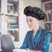 Wide-brimmed High-elasticity Headscarf, Beauty Cap, Shower Cap, Women's Nursing Satin Sleeping Cap_maomaolike.com