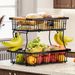 Kitchen Fruit Storage Rack, Living Room Double-layer Detachable Snack Storage Rack, Household Use_maomaolike.com