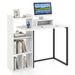 43.5" Computer Desk With Charging Station And Ergonomic Monitor Stand With Non-slip For Living Room, Bedroom, Study And Office_maomaolike.com