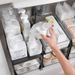 Family Organizer 2 Tier Pull Storage Shelf Metal Cabinet With Slide Out Drawers Rustproof Under Counter Space Saver For_maomaolike.com