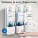 Wall Mounted Soap Shower Gel Dispenser, Triple Shampoo And Conditioner Dispenser No Drilling ABS 300ML*3_maomaolike.com
