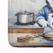 Siberian Husky The Chef Memory Foam Kitchen Mat Machine Washable Anti-Fatigue Mat Cushion Comfort Bath Mat Or Kitchen Rug_maomaolike.com