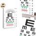 Eye Chart Painting Poster, Clear Monochrome Visual Acuity Test Poster, Practical For Vision Screening, Suitable For Clinics And Healthcare Spaces_maomaolike.com