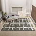Living Room Rug Large Size Gorgeous Gold Frame Design Bedroom Rug Plush Thickened Machine Washable Thickened Underlay Interior Decorative Rug_maomaolike.com