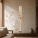 ThreadBloom Studio Autumn Maple Leaf Embroidered Tapestry, 100% Ramie Handwoven Fabric, 170cm Narrow Japanese-Inspired Wall Hanging Decor_maomaolike.com