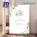 Bridal Shower Welcome Painting Poster, Soft Watercolor Floral & Teapot Poster, Elegant Welcome Decor Suitable For Bridal Shower Gatherings_maomaolike.com