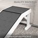 49" Pet Ramp For Dogs & Cats With Non-Slip Carpet, White_maomaolike.com