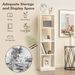 5 Tiers 4-Cube Narrow Bookshelf With 4 Anti-Tipping Kits Anti-crack Edge Sealing With Screw Hole Stickers_maomaolike.com