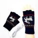 Heating Gloves USB electric half-finger gloves female winter autumn winter students riding wool cute sweet bare fingers_maomaolike.com