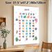 Hindi Alphabet Painting Poster, Vibrant Cartoon Ocean-style Poster, Practical Aid For Learning Hindi Letters, Suitable For Study Rooms And Learning_maomaolike.com