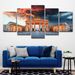 5 Panel Walls, Berlin, Germany Brandenburg Gate, Living Room, Modern Home Decoration (picture Core Does Not Include_maomaolike.com