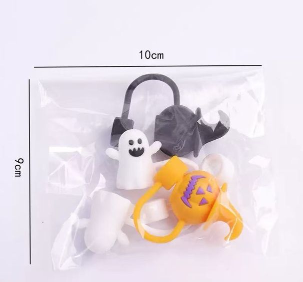Cute Cartoon Straw Cap, Personalized Party Straw Decoration Accessories, Dust Plug Cover_maomaolike.com