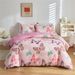 Butterfly Printed Series Soft Material Bedding Duvet Cover Quilt Cover Bedding Set In Soft Polyester_maomaolike.com
