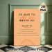 French Quote Painting Poster, Warm-toned Minimalist Typographic Poster, Meaningful Privacy & Boundary-focused Decor Ideal For Counseling Room, Living_maomaolike.com
