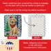 Golden Retriever Christmas Porcelain Ornament Christmas Tree Hanging Decorations For Home Christmas Holiday, Rectangle, Gift, Multicolor_maomaolike.com