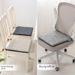Seat Cushion Solid Color Dining Chair Cushion Thickened Office Waist Chair Cushion Student Fart Cushion_maomaolike.com