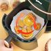 Oil Air Fryer, Disposable High-temperature Resistant Oven For Baking Circular Tray, Double-sided Silicone Oil Paper_maomaolike.com