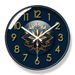 Yipula 7042 Round Silent Living Room Bedroom Wall Fashionable American Style Clock For Home Use_maomaolike.com