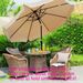 10 Ft Patio Umbrella Market Table Round Umbrella Outdoor Garden With Crank And Push Button Tilt For Garden Deck Backyard Pool Shade Outside_maomaolike.com
