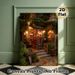 Cozy Bookstore Painting Poster, Warm-toned Vintage Enchanted Street Scene Poster, Inviting Nostalgic Ambience, Ideal For Home Study, Living Room_maomaolike.com