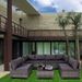 7-Piece Outdoor Patio Furniture Sets, All-Weather Wicker Rattan Sectional Sofa, Modern One Glass Coffee Table And Washable Seat Cushion (Gray)_maomaolike.com