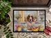 Decorating Easter English Setter Doormat Front Door Mat Indoor Outdoor Rugs For Entryway, Non Slip Washable Low Pile, 24H X 36W_maomaolike.com