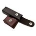 Unisex Long foldable reading glasses case Men's and women's portable leather belt reading glasses Magnet case compact and pressure resistant_maomaolike.com