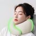 U-Shaped Support Slow Rebound Adjustable Neck Pillow Washable Memory Foam Sleep Nap Pillows Travel Use_maomaolike.com
