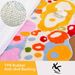 Colorful Cartoon Rugs, Colorful Flower Floor Mats, Cute And Beautiful Bedroom Rugs, Super Soft Bedroom Area Rugs, Non-Slip Quick Drying Long Bath Mats, Bathroom Kitchen Long Runner Mats_maomaolike.com