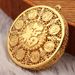 Brass Ancient Handmade Casting Collection National Style Art Hollow Fortune Pendant Necklace Without Hanging Rope_maomaolike.com