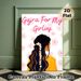 Gajra Themed Painting Poster, Vibrant Illustrated Female Figure With Floral Hair Accessory Poster, Delicate Cultural Decorative Piece Ideal For_maomaolike.com
