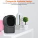 1Pc 400W Portable Electric Space Heater Mini Desktop Fan Heater Personal Small Space Heater For Home Office_maomaolike.com