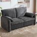 800LBS Down Filled Sofas, 60 Inch Minimalist Sofa, With Multiple Colors In The Living Room And Bedroom,GREY_maomaolike.com