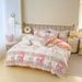 Winter A-Class 6D Thickened Snowflake Warm Double-Sided Four-Piece Anti-Static Milk Velvet Bed Sheet Three-Piece Set_maomaolike.com
