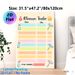 Allowance Tracker Painting Poster, Colorful Chore-themed Illustrated Poster, Practical Tool To Track Chores And Corresponding Earnings For Home_maomaolike.com