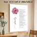 Serenity Prayer Painting Poster, Soft Watercolor Pink Floral Poster, Inspirational Religious Text Design, Ideal For Home, Bedroom And Quiet Prayer_maomaolike.com