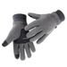 Polar fleece gloves men's autumn and winter plus velvet thickened warm gloves cycling sports driving non-slip touch screen gloves _maomaolike.com