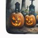 Bloodhound Spooky Halloween Memory Foam Kitchen Mat Machine Washable Anti-Fatigue Mat Cushion Comfort Bath Mat Or Kitchen Rug_maomaolike.com