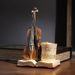 Creative Desktop Violin Ornament Home Living TV Wine Cabinet Study Room Pen Holder Decoration Display_maomaolike.com