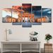 5 Panel Walls, Berlin, Germany Brandenburg Gate, Living Room, Modern Home Decoration (picture Core Does Not Include_maomaolike.com
