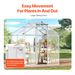 Polycarbonate Greenhouse 6 X 4 Ft Outdoor Walk-in Greenhouse For Garden_maomaolike.com