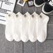 5 Pairs Of Socks For Men, Anti Odor Absorbing Short Tube Spring Summer Thin, Low Cut, Shallow Mouth Socks, Sports And_maomaolike.com