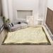 Living Room Rug,Large Rug,Oversized, Gold Leaves Design,Bedroom Rug,Soft And Thick, Machine Washable, Thickened Rug, Bedside Rug,Decorative Indoor Rug_maomaolike.com