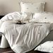 Simple Girl All-Cotton Long-Staple Four-Piece Set With Bowknot And Cherry Embroidery High-End Duvet Cover Pure Cotton Bedding Cham_maomaolike.com