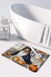 Sheltie Fall Kitchen Pumpkins Memory Foam Kitchen Mat Machine Washable Anti-Fatigue Mat Cushion Comfort Bath Mat Or Kitchen Rug_maomaolike.com
