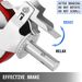 VEVOR Scaffolding Wheels Set, Heavy Duty 4-Pack 8" Scaffolding Casters, With 4400 Lbs Per Set And Locking Stem Casters With Brake, Polyurethane Replacement For Scaffold, Shelves, Workbench_maomaolike.com